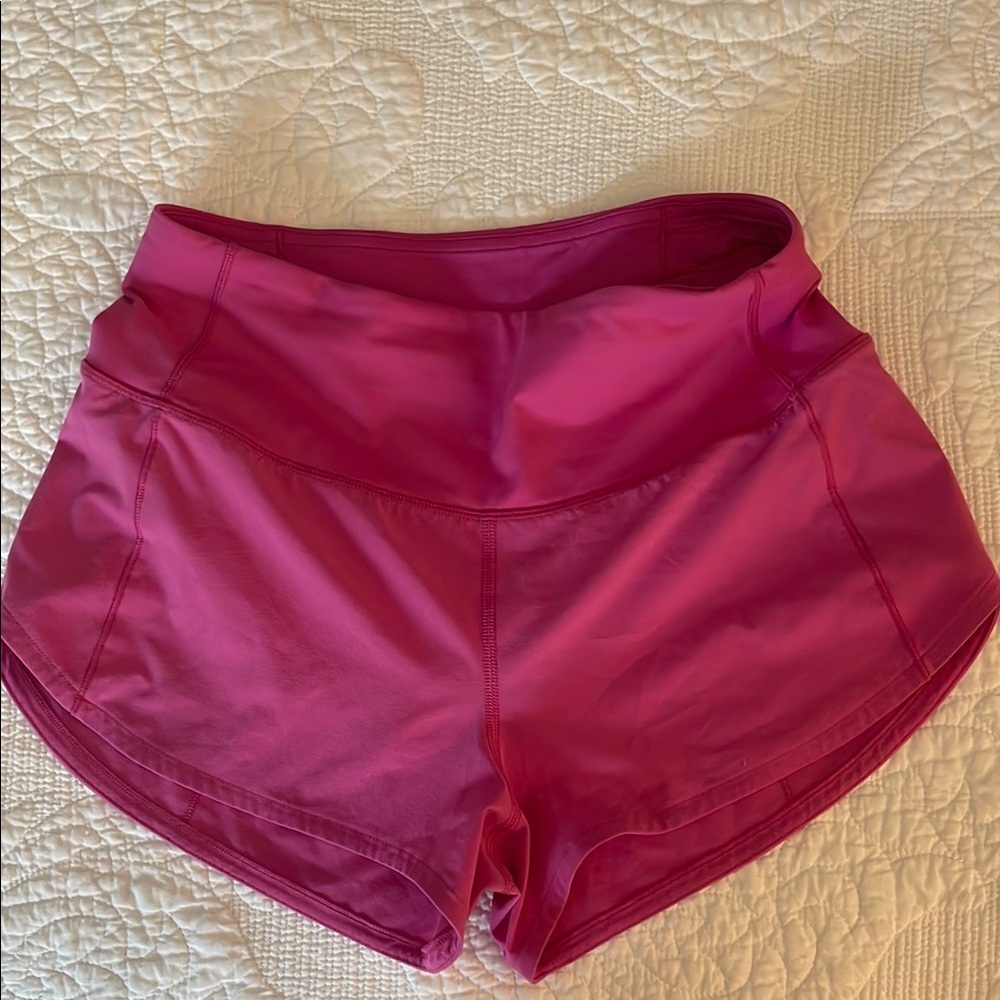 Women's Pink Lulu Lemon shorts